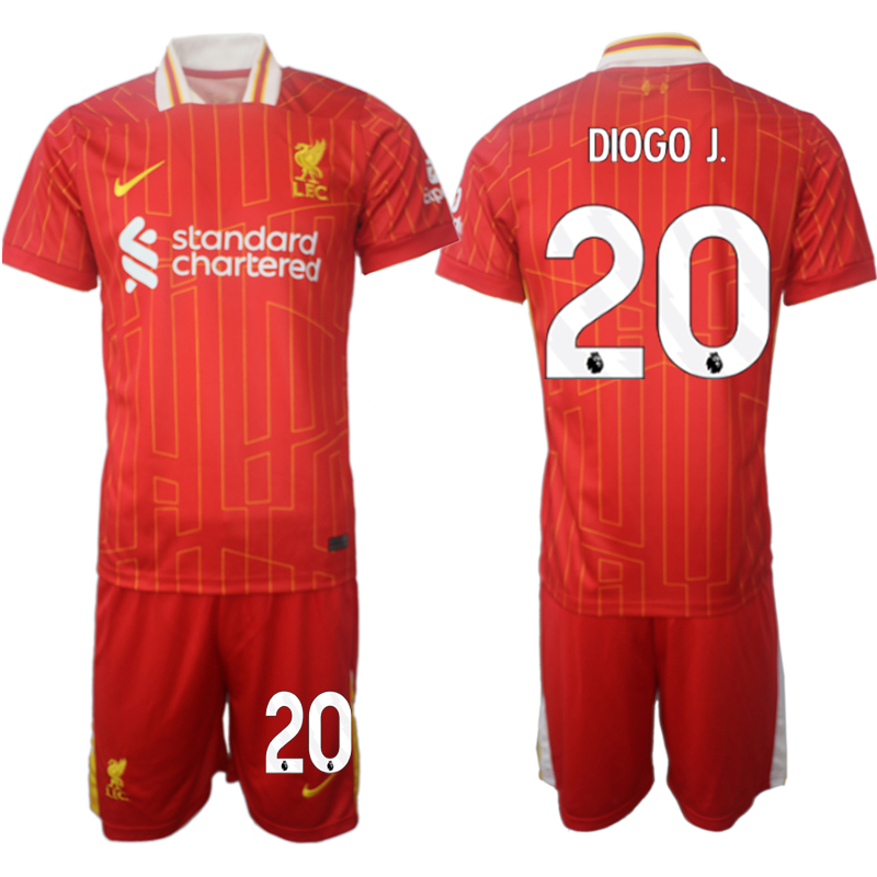 Men 2024-2025 Club Liverpool home red #20 Soccer Jersey->indianapolis colts->NFL Jersey